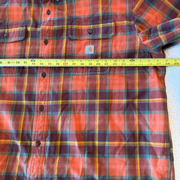 Carhartt Men's Vibrant Plaid Button Down Shirt, 2X - Picture 5 of 5